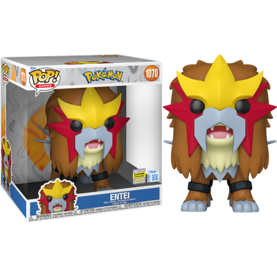 Pokemon - Entei 10&quot; Jumbo Pop! Vinyl Figure (2025 Summer Convention Exclusive)