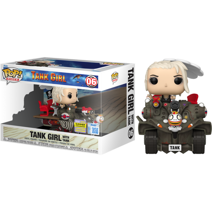 Tank Girl - Tank Girl with Tank Pop! Rides Vinyl Figure (2025 Summer Convention Exclusive)