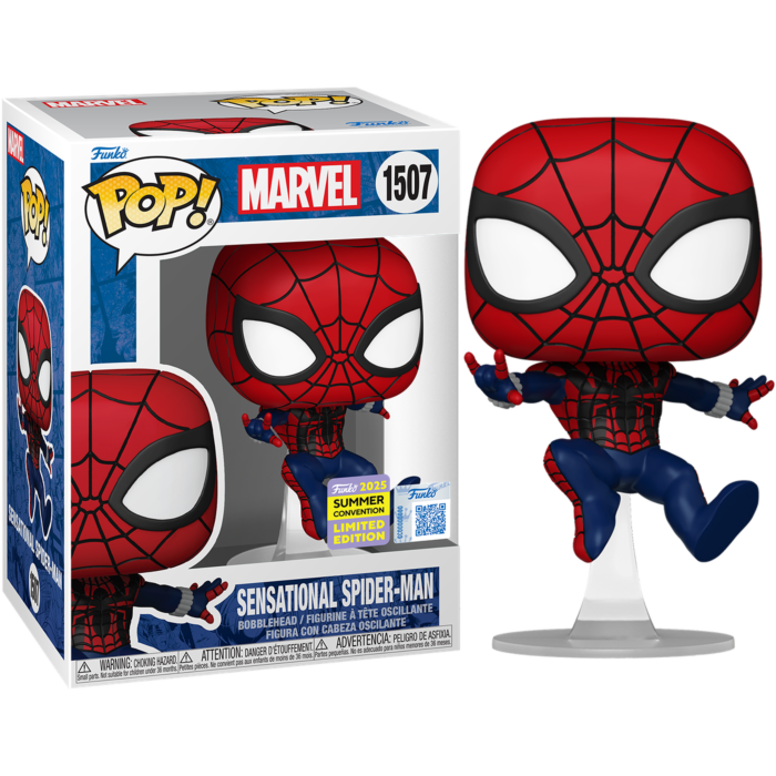 Marvel - Sensational Spider-Man Pop! Vinyl Figure (2025 Summer Convention Exclusive)