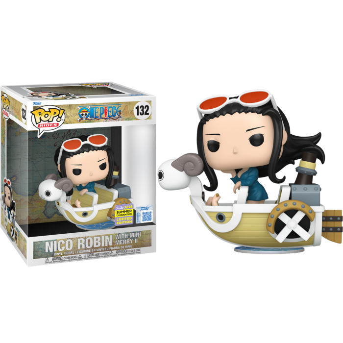 One Piece - Nico Robin with Mini Merry II Pop! Rides Vinyl Figure (2025 Summer Convention Exclusive)