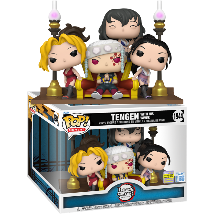 Demon Slayer - Tengen with His Wives Pop! Moment Vinyl Figure (2025 Summer Convention Exclusive)