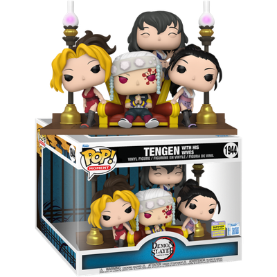 Demon Slayer - Tengen with His Wives Pop! Moment Vinyl Figure (2025 Summer Convention Exclusive)