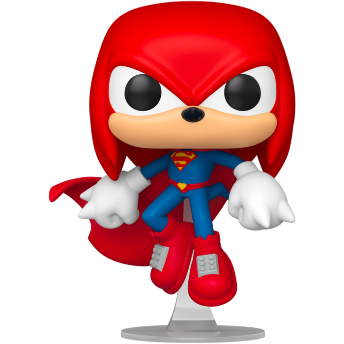Justice League x Sonic the Hedgehog - Knuckles as Superman Pop! Vinyl Figure