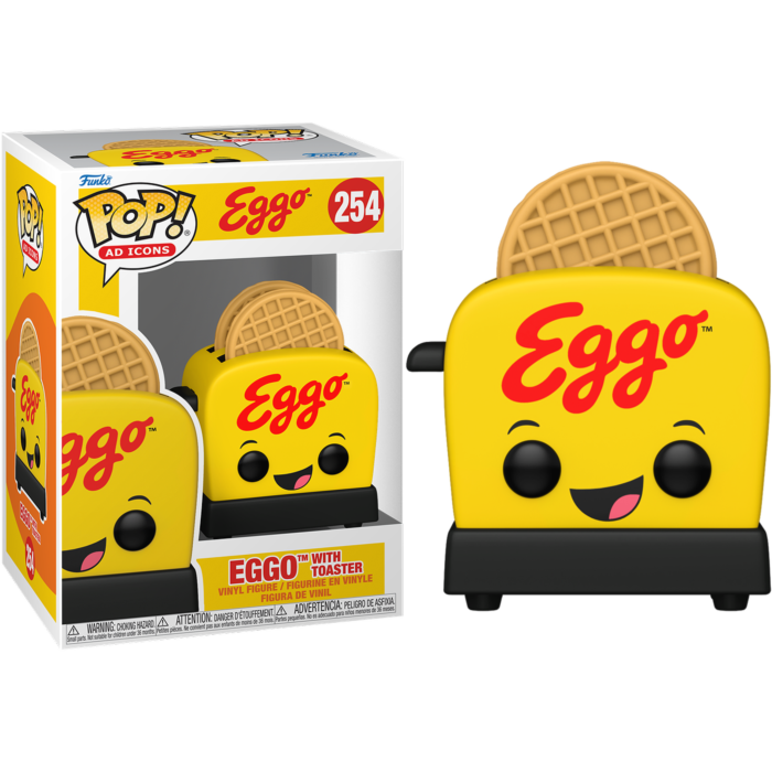 Pre-Order: Ad Icons: Kellogg&#39;s - Eggo with Toaster Pop! Vinyl Figure