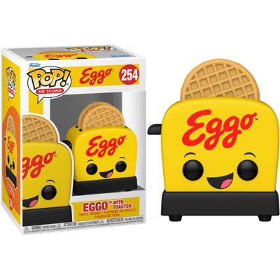 Pre-Order: Ad Icons: Kellogg&#39;s - Eggo with Toaster Pop! Vinyl Figure
