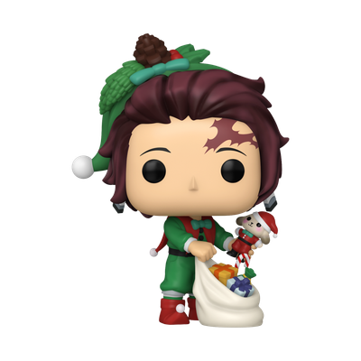 Pre-Order: Demon Slayer - Tanjiro Kamado (Holiday) Pop! Plus Vinyl Figure