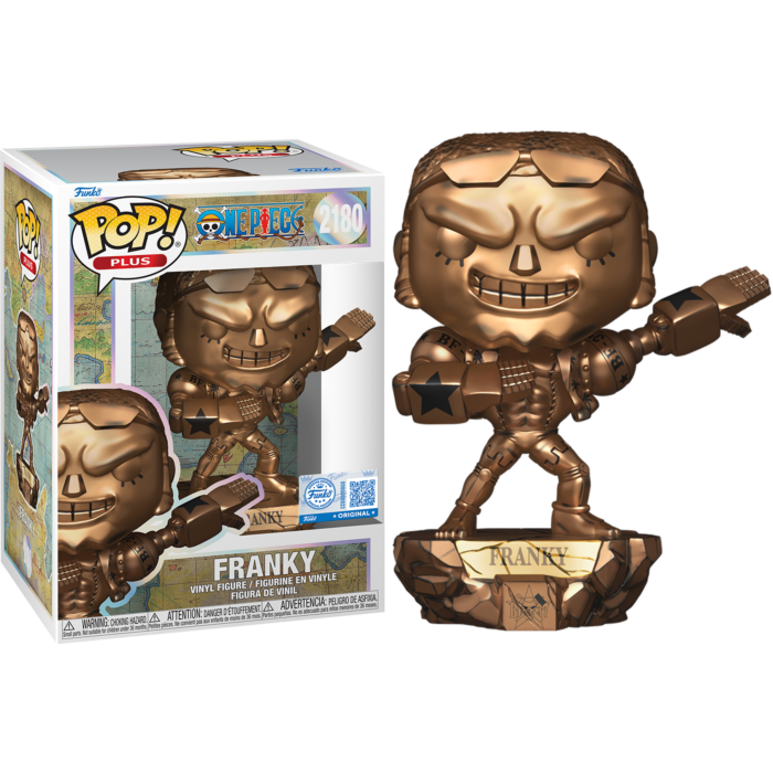 Pre-Order: One Piece - Franky Bronze Statue 25th Anniversary Pop! Plus Vinyl Figure