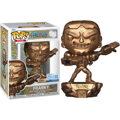 Pre-Order: One Piece - Franky Bronze Statue 25th Anniversary Pop! Plus Vinyl Figure