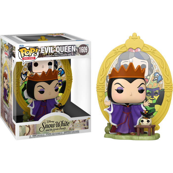 Pre-Order: Snow White and the Seven Dwarfs - Evil Queen (Stained Glass) Deluxe Pop! Vinyl Figure