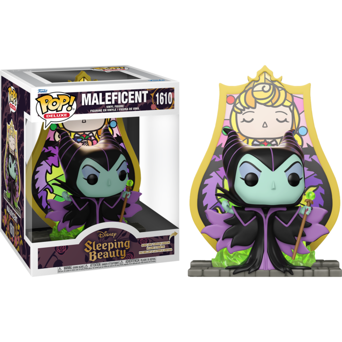 Pre-Order: Sleeping Beauty - Maleficent (Stained Glass) Deluxe Pop! Vinyl Figure
