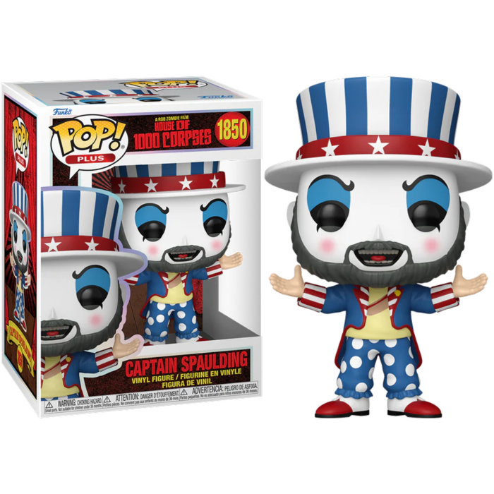 Pre-Order: House of 1000 Corpses - Captain Spaulding Pop! Plus Vinyl Figure