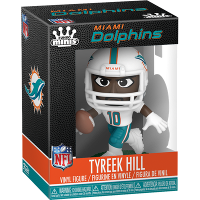 Pre-Order: NFL: Football - Funko Minis 3&quot; Vinyl Figure-  Tyreek Hill of the Miami Dolphins