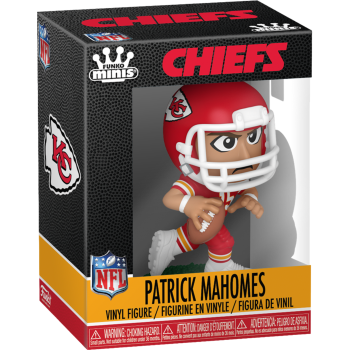 Pre-Order: NFL: Football - Funko Minis 3&quot; Vinyl Figure-   Patrick Mahomes of the Kansas City Chiefs