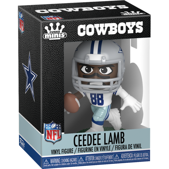Pre-Order: NFL: Football - Funko Minis 3&quot; Vinyl Figure-   CeeDee Lamb of the Dallas Cowboys