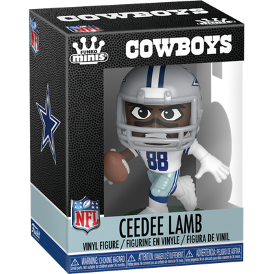 Pre-Order: NFL: Football - Funko Minis 3&quot; Vinyl Figure-   CeeDee Lamb of the Dallas Cowboys