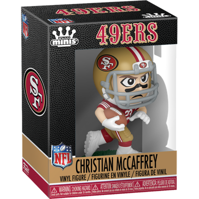 Pre-Order: NFL: Football - Funko Minis 3&quot; Vinyl Figure- Christian McCaffrey of the San Francisco 49ers