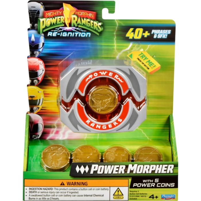 Mighty Morphin Power Rangers: Re-Ignition - Power Morpher with 5 Power Coins Roleplay Replica