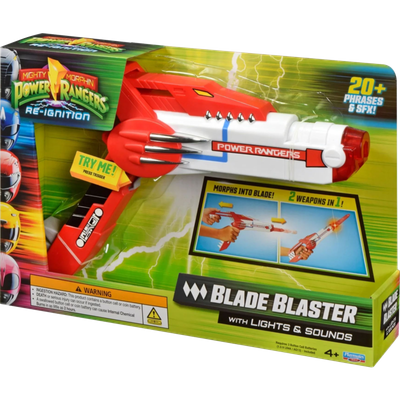 Mighty Morphin Power Rangers: Re-Ignition - Blade Blaster with Lights &amp; Sounds Roleplay Replica