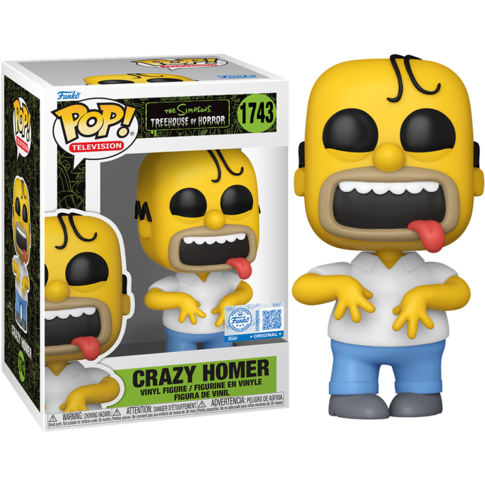 The Simpsons: Treehouse of Horror - Crazy Homer Pop! Vinyl Figure