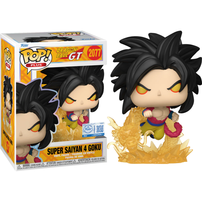 Pre-Order: Dragon Ball GT - Super Saiyan 4 Goku (Dragon Fist) Pop! Plus Vinyl Figure