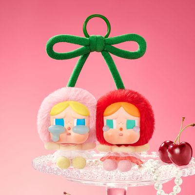 CRYBABY Crying For Love Series-Vinyl Plush Hanging Card (Love You Cherry Much) (100% Authentic)