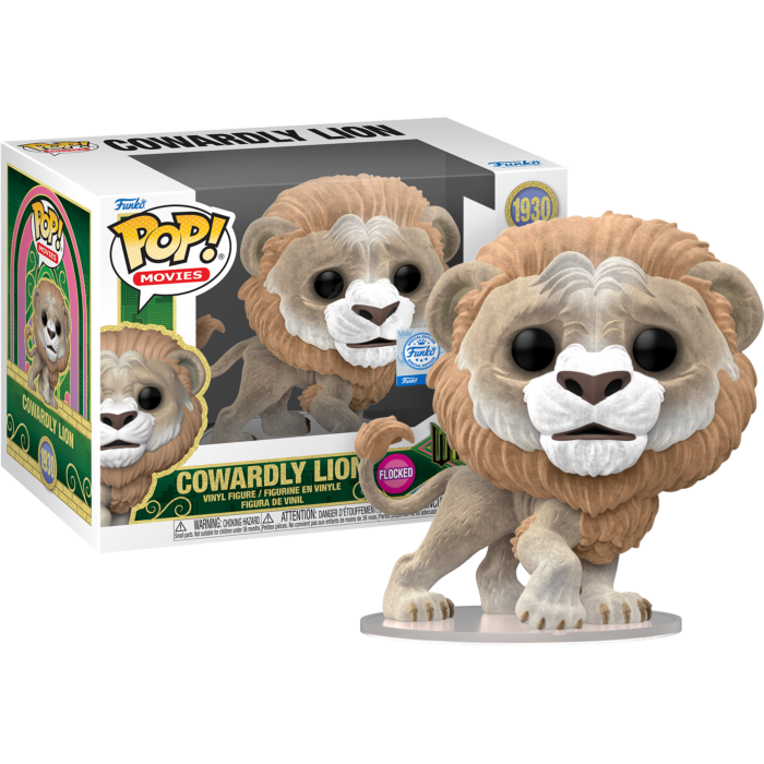 Pre-Order: Wicked: For Good (2025) - Cowardly Lion Flocked Pop! Vinyl Figure