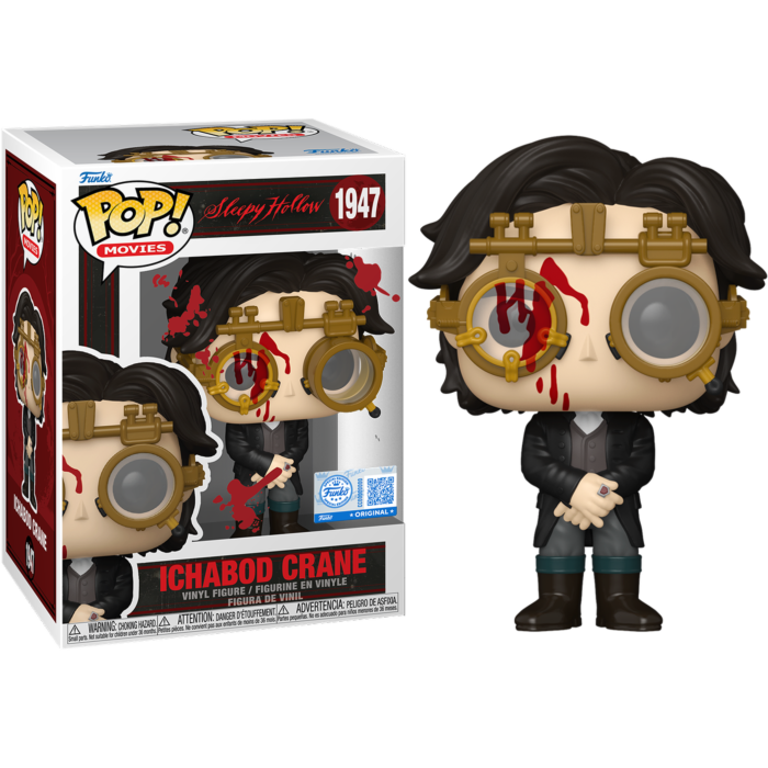 Pre-Order: Sleepy Hollow - Ichabod Crane (Bloody) Pop! Vinyl Figure