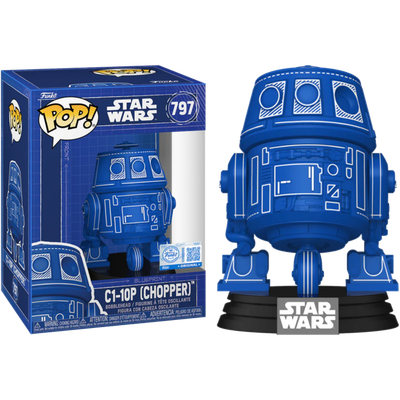 Pre-Order: Star Wars - C1-10P Chopper (Blueprint) Pop! Vinyl Figure
