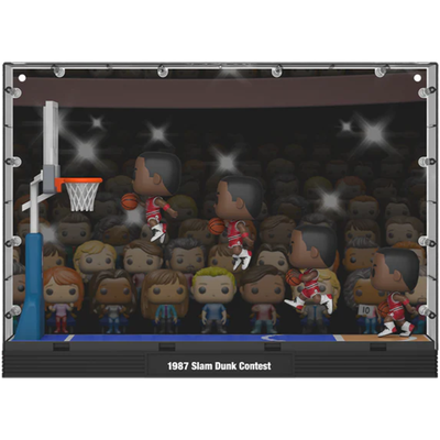Pre-Order: NBA Basketball - Michael Jordan (1987 Dunk Contest) Deluxe Pop! Moment Vinyl Figure