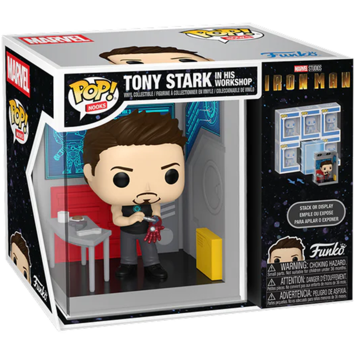 Pre-Order: Iron Man - Tony Stark in his Workshop Pop! Nook Vinyl Figure