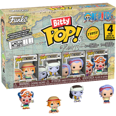 Pre-Order: One Piece - Nami, Arlong, Nojiko &amp; Chase Bitty Pop! Vinyl Figure 4-Pack