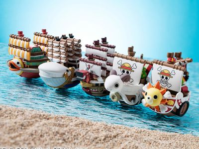 One Piece Grandline YuraColle Series One Box of 6 Ships