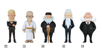 One Piece World Collectable Figure Five Elders- All 5 Figures