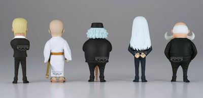 One Piece World Collectable Figure Five Elders- All 5 Figures