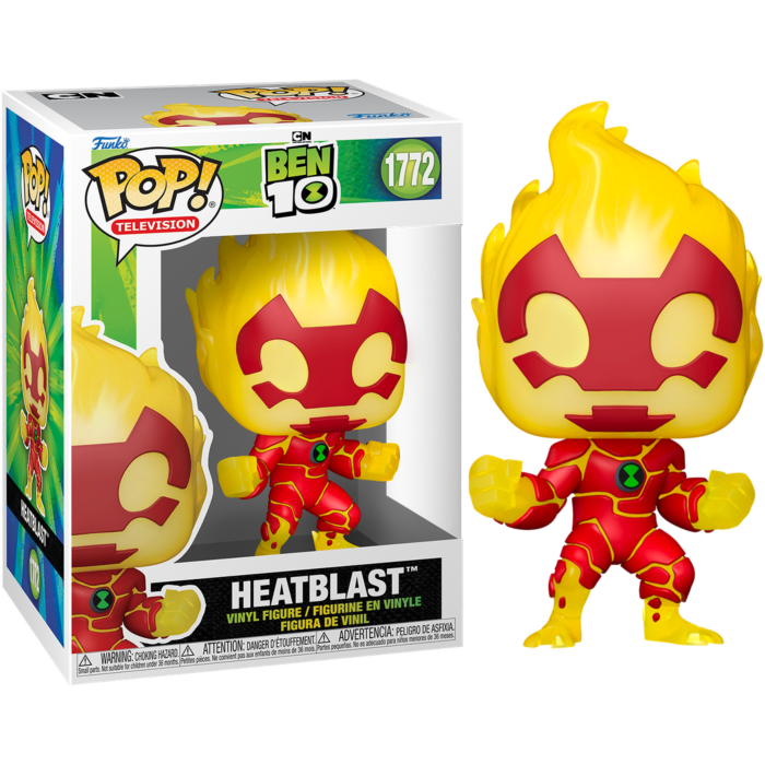 Pre-Order: Ben 10 - Heatblast Pop! Vinyl Figure