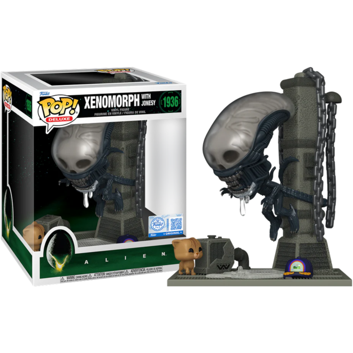 Pre-Order: Alien - Xenomorph with Jonesy Deluxe Pop! Vinyl Figure