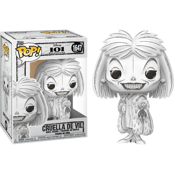 Pre-Order: Disney: Sketched - Cruella De Vil Pop! Vinyl Figure