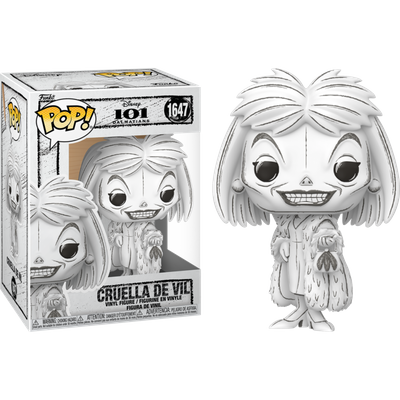Pre-Order: Disney: Sketched - Cruella De Vil Pop! Vinyl Figure