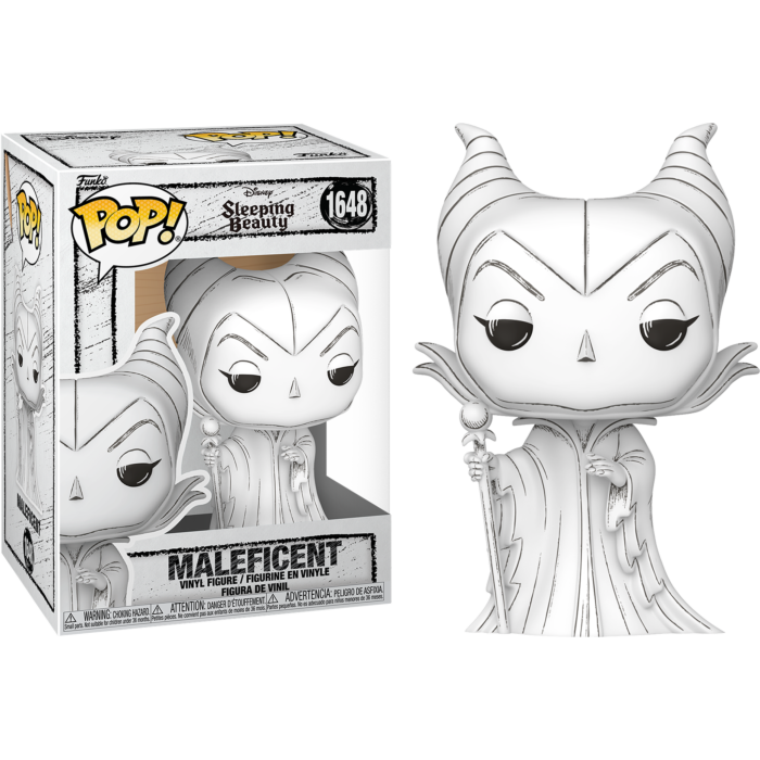 Pre-Order: Disney: Sketched - Maleficent Pop! Vinyl Figure