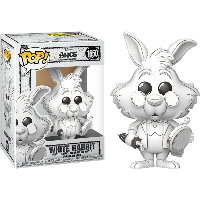 Pre-Order: Disney: Sketched - White Rabbit Pop! Vinyl Figure