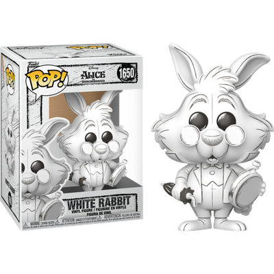 Pre-Order: Disney: Sketched - White Rabbit Pop! Vinyl Figure