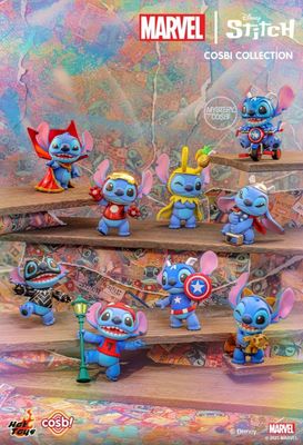 Pre-Order: Marvel Comics - Stitch as Marvel Characters Cosbi Collection (Case of 8 Boxes)