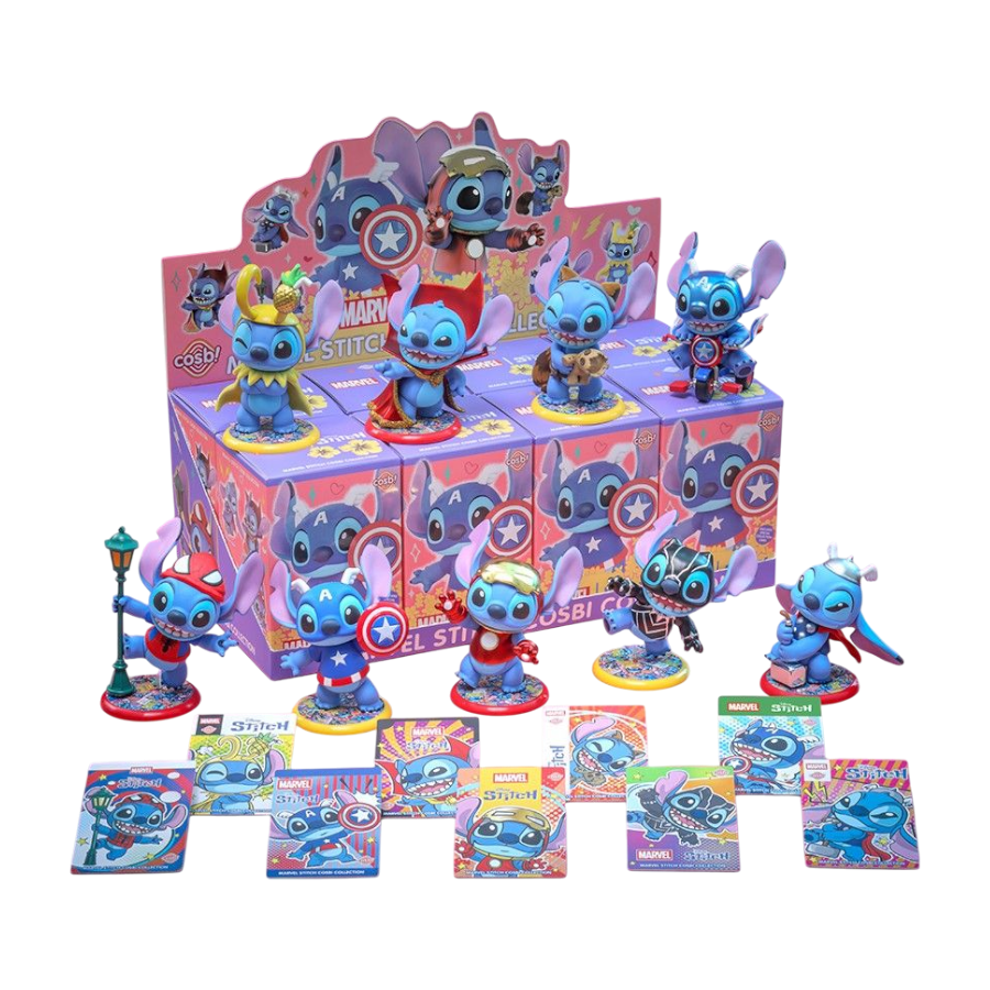 Pre-Order: Marvel Comics - Stitch as Marvel Characters Cosbi Collection (Case of 8 Boxes)