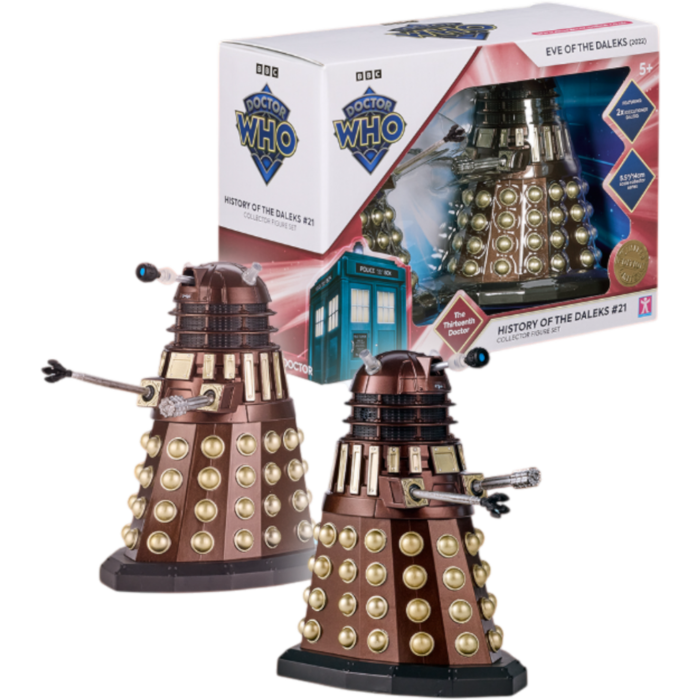 Doctor Who - History of the Daleks #21 &#39;Eve of the Daleks&#39; (2022) Collector Series 5.5&quot; Scale Action Figure 2-Pack