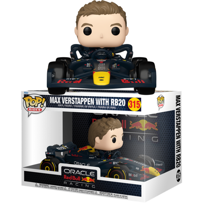 Formula 1 - Max Verstappen with RB20 (Oracle Red Bull Racing) Pop! Rides Vinyl Figure