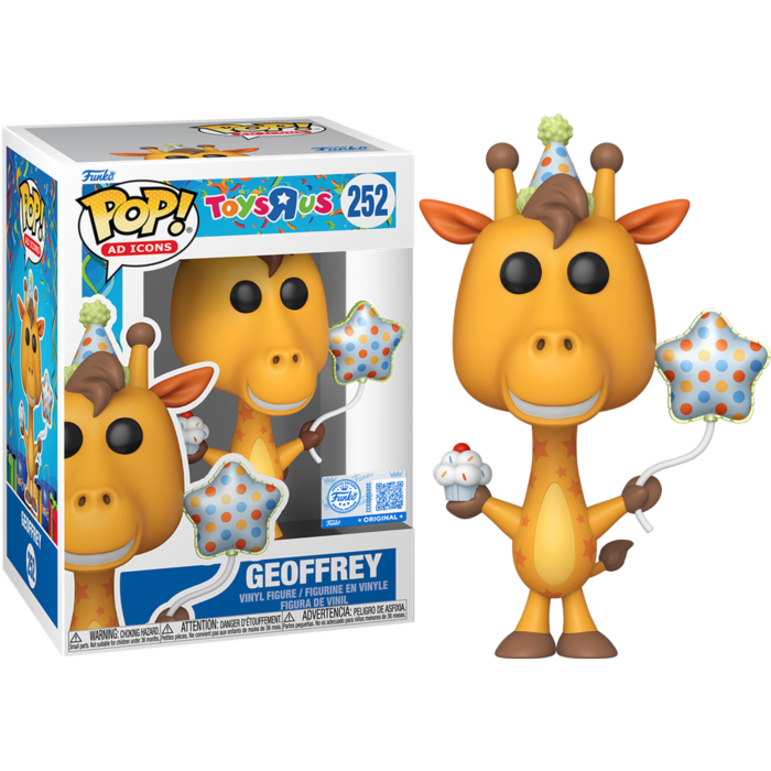 Ad Icons: Toys R Us - Geoffrey the Giraffe (Birthday) Pop! Vinyl Figure