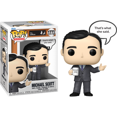 Pre-Order: The Office - Michael Scott (That&#39;s What She Said) Pop! Vinyl Figure
