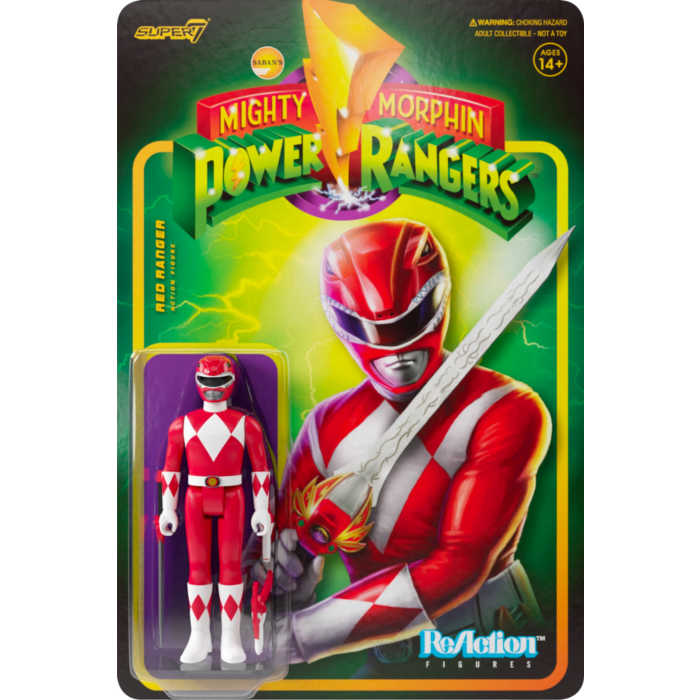 Mighty Morphin’ Power Rangers - Red Ranger ReAction 3.75” Action Figure