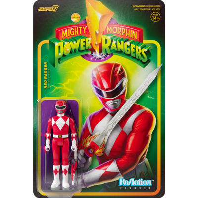 Mighty Morphin’ Power Rangers - Red Ranger ReAction 3.75” Action Figure
