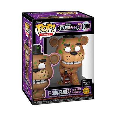 Pre-Order: Funko Fusion - Freddy Fazbear with Pizza Launcher  Chase Pop! Vinyl Figure Bundle of 6 (set of 6 Pops)